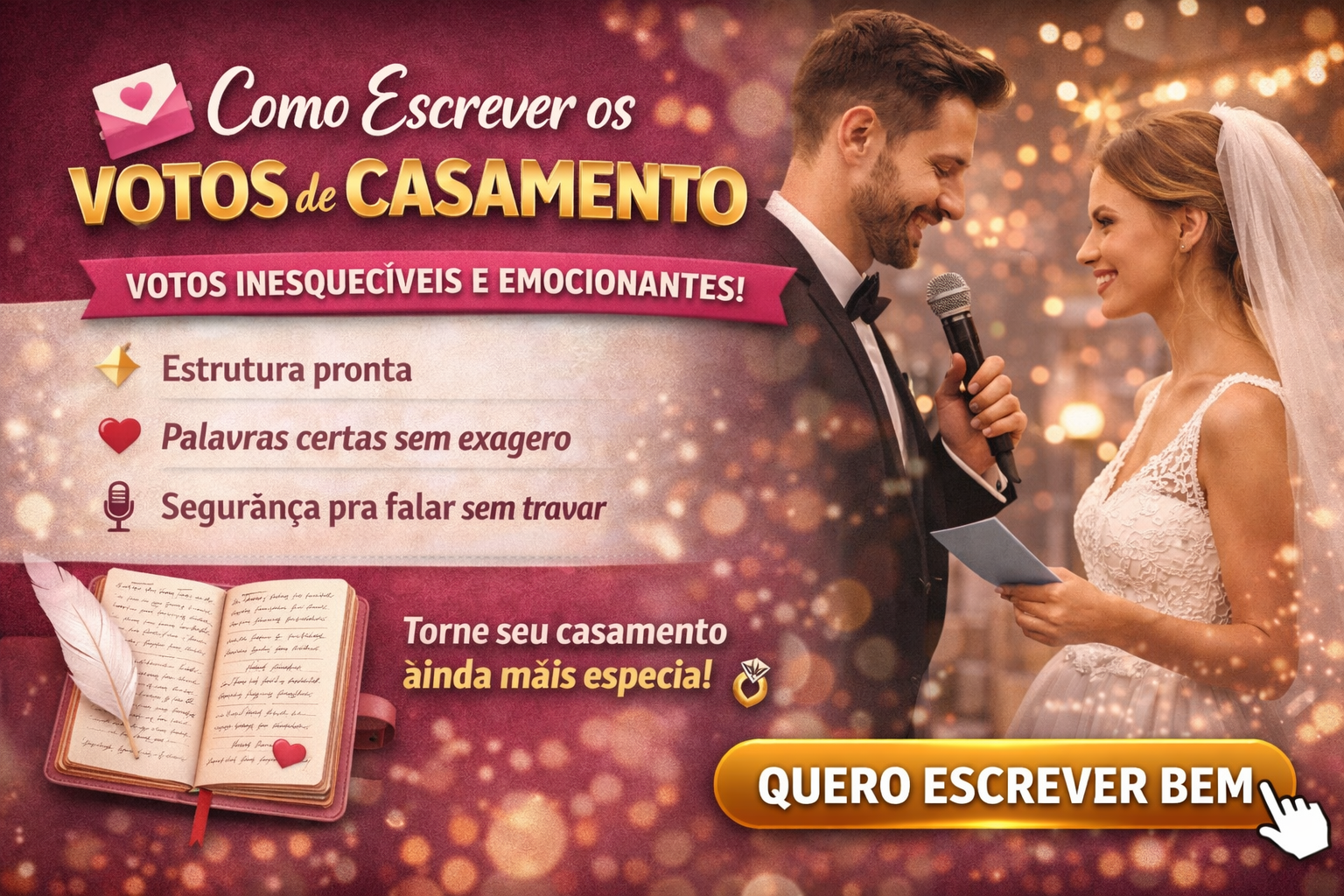 Como Escrever os seus Votos de  Casamento