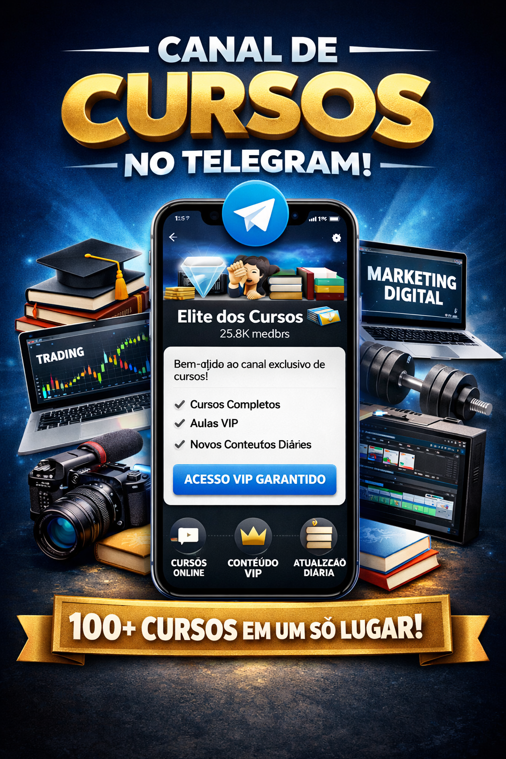 Elite 100+ Cursos VIP