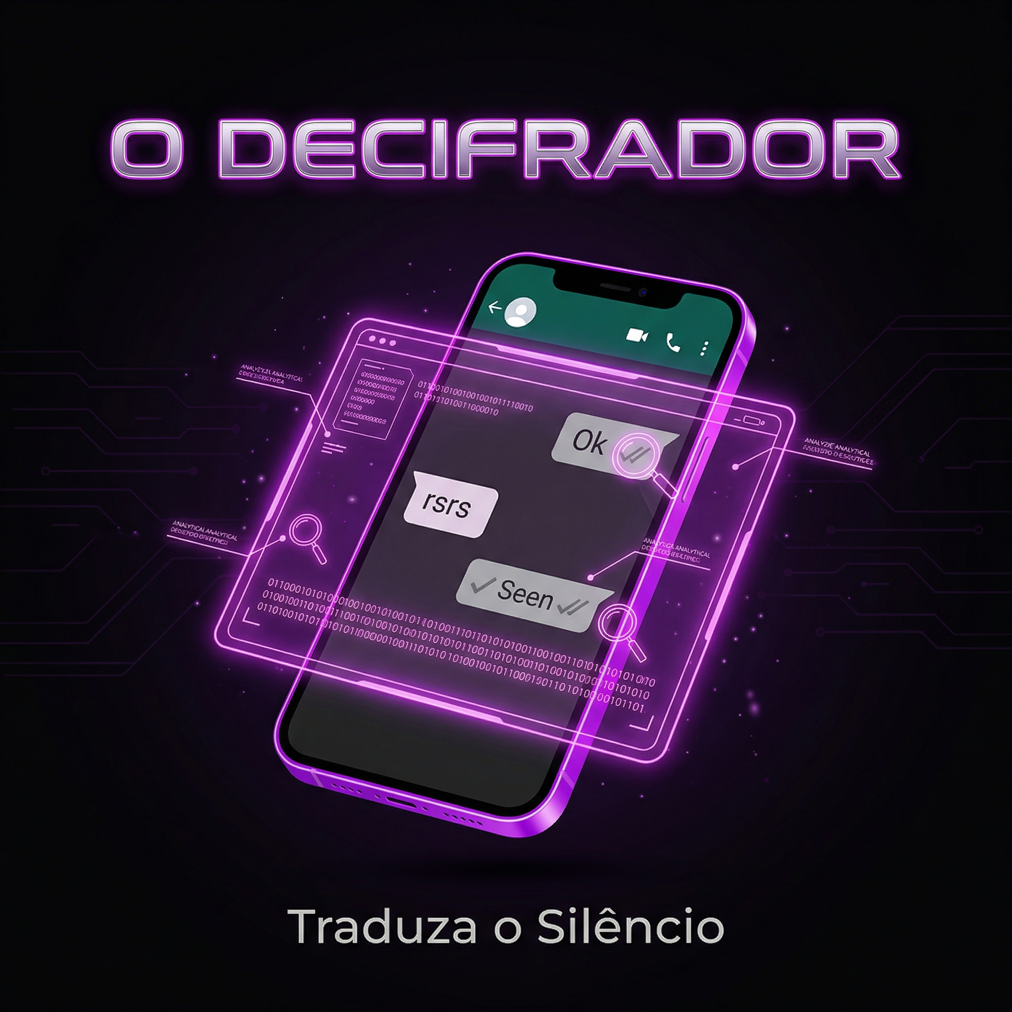 O Decifrador de Mensagens de Texto: Traduza o Silêncio.