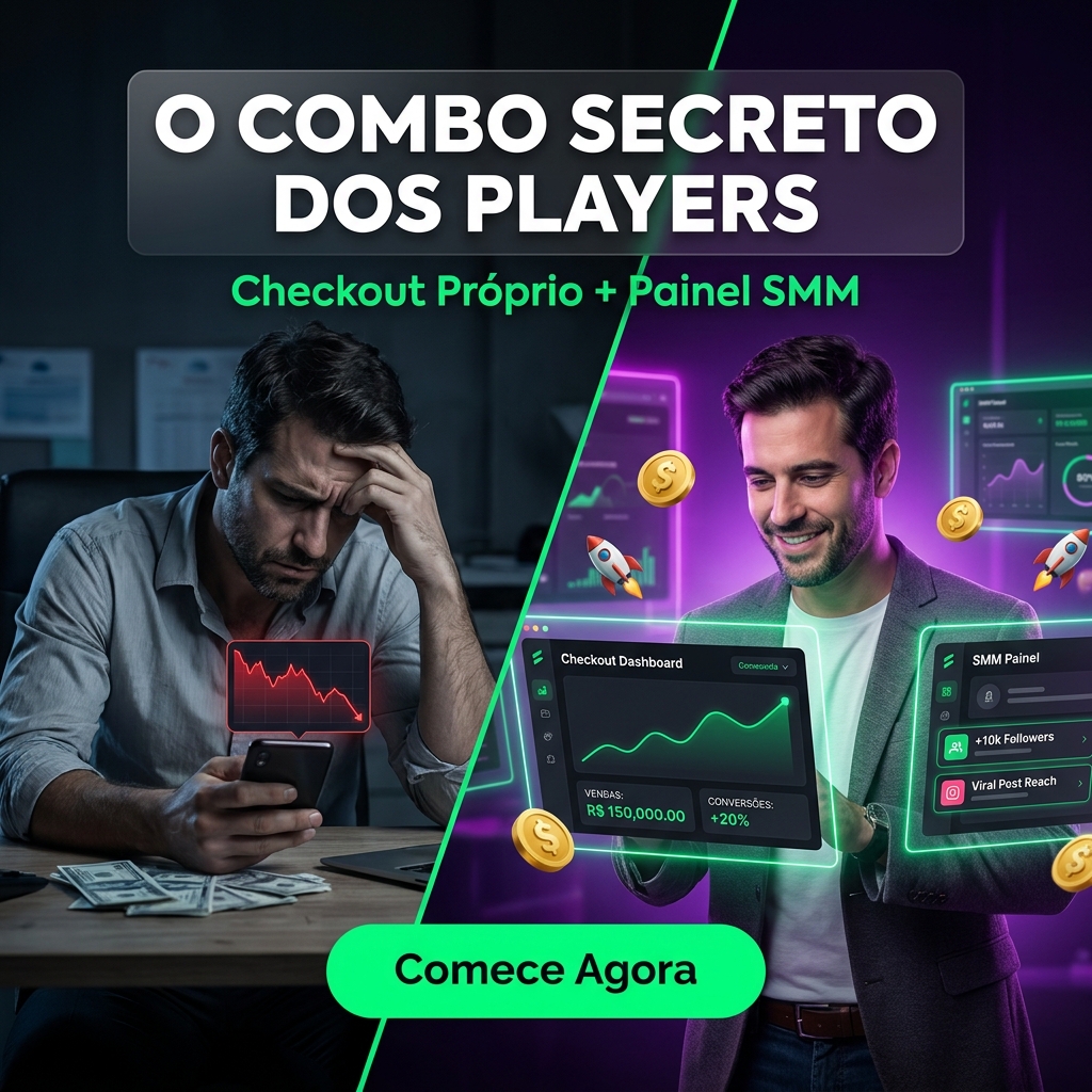 Checkout Próprio + Painel SMM