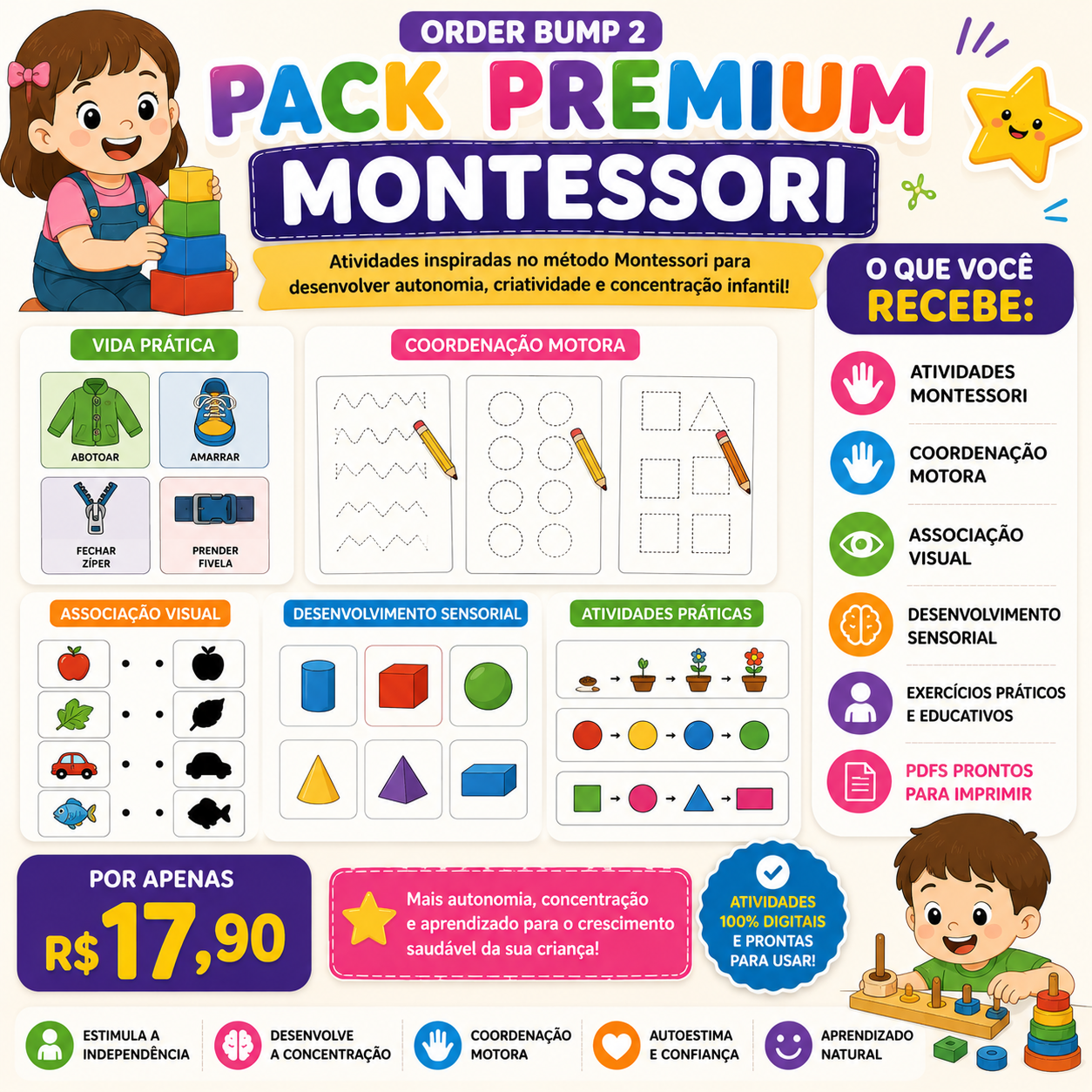 Combo Rotina e Organização Infantil