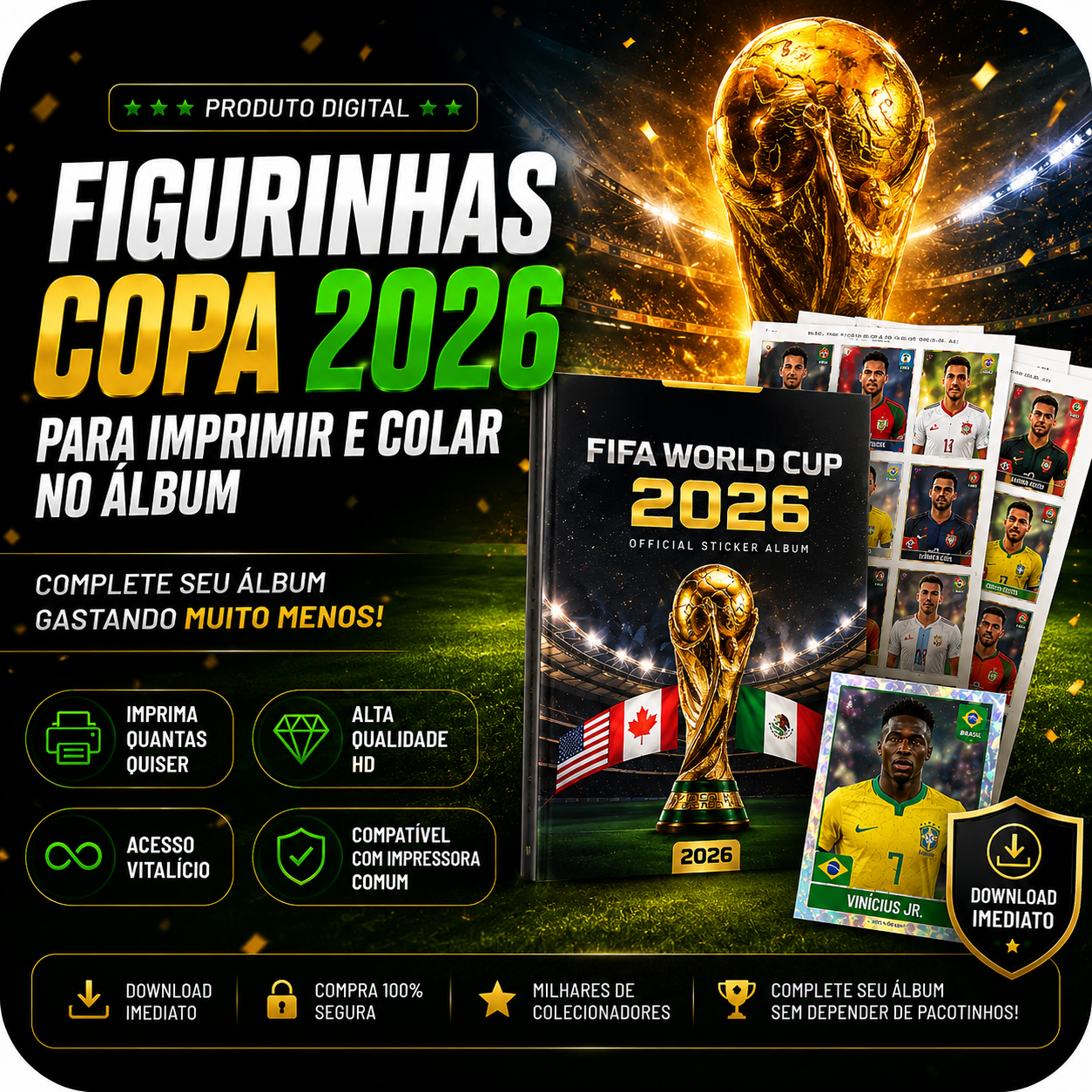 Album Copa do Mundo 2026 Impresso
